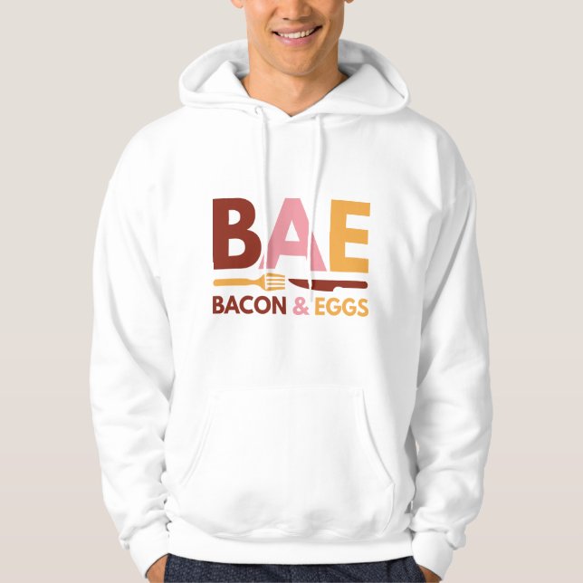 Veste À Capuche BAE Bacon Et Oeufs (Devant)