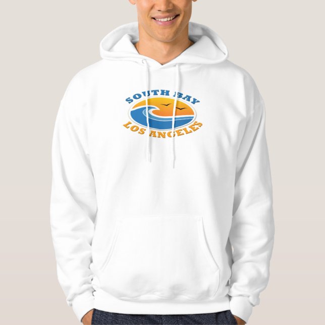 Veste À Capuche Baie du sud Los Angeles (Devant)