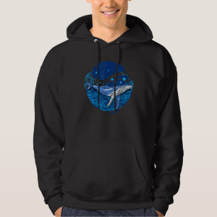 Veste À Capuche Baleine Bleue Océan Poisson Mocal Animal