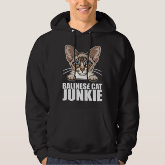 Veste À Capuche Balinese cat junkie  1