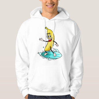 Veste À Capuche Banane de surf jaune