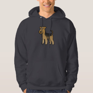 Veste À Capuche Bande dessinée Airedale Terrier/gallois Terrier