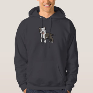 Veste À Capuche Bande dessinée Pitbull/Staffordshire Terrier