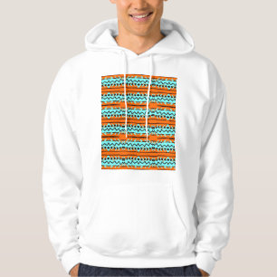 Veste À Capuche Bandes aquarelles, motif coloré et lumineux.