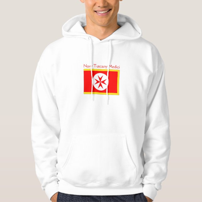 Veste À Capuche Bannière de la Marine Médicis de Toscane (Devant)
