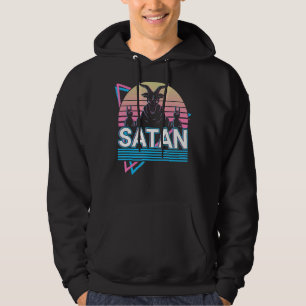 Veste À Capuche Baphomet Chèvre Satan Pentagram Occulte Satané Hor