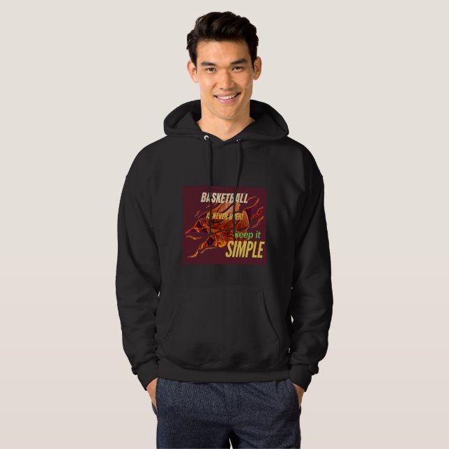 Veste À Capuche Basket-ball favori (Devant entier)