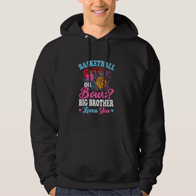 Veste À Capuche Basket Ou Bows Big Brother Vous Aime Genre Ba (Devant)