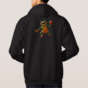 Veste À Capuche Basketball Frog hommes à capuche noire sweatshirt 