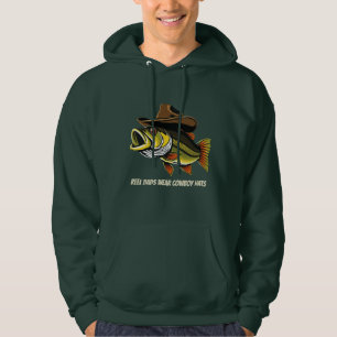 Veste À Capuche Basse Poisson Reel Les papas Portent Cowboy Casque