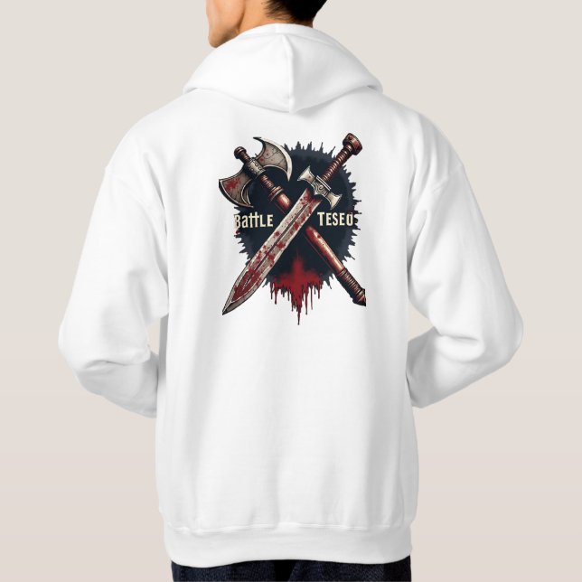 Veste À Capuche Bataille Teseo - La force du guerrier (Dos)