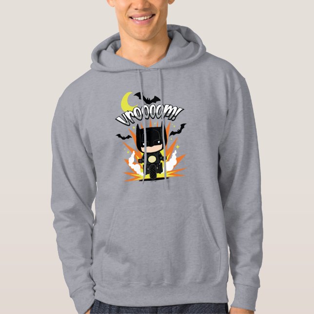 Veste À Capuche Batcycle Chibi Batman (Devant)