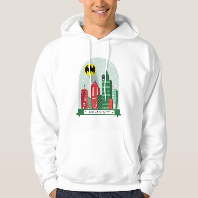 Veste À Capuche Batman Gotham City™ - Graphique du Globe des neige (Devant)
