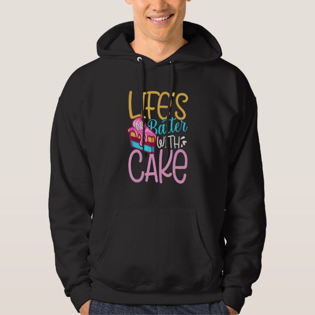 Veste À Capuche Batterie Lifes Avec Gâteau (Devant)