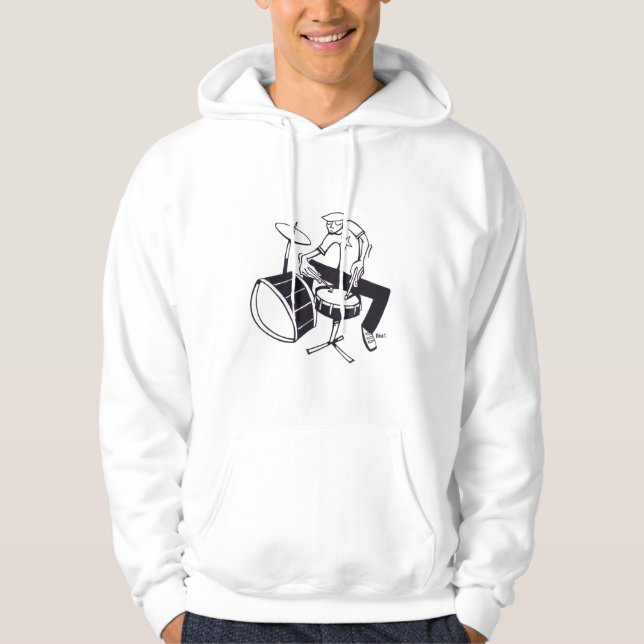 Veste À Capuche Batteur génial (Devant)