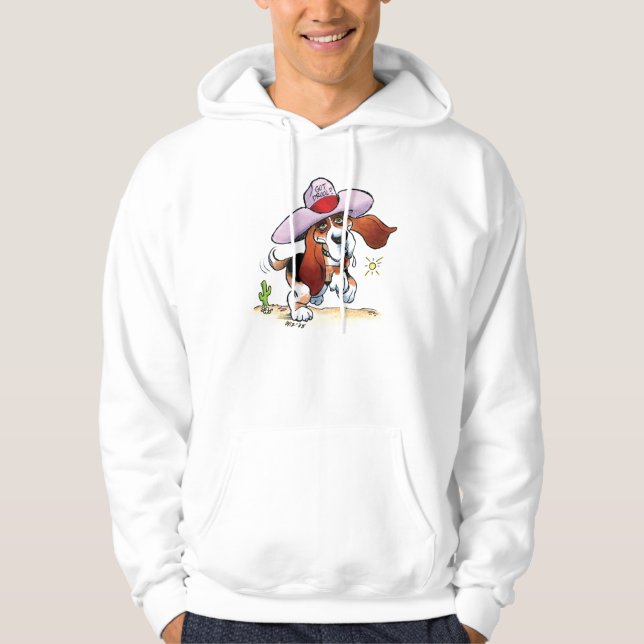 Veste À Capuche Bave obtenue par basset ? Sweatshirt à capuchon (Devant)