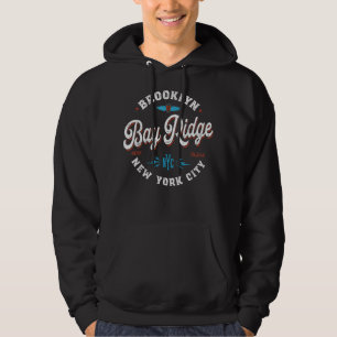 Veste À Capuche Bay Ridge Brooklyn New York - graphi vintage rétro
