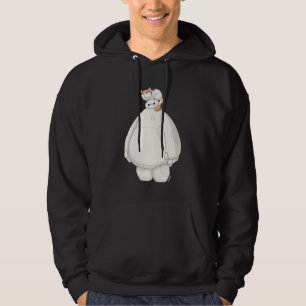 Veste À Capuche Baymax avec Mochi sur sa tête