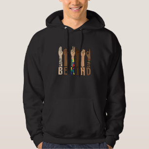 Veste À Capuche Be Kind Sign Language Hand Talking Teacher Interp