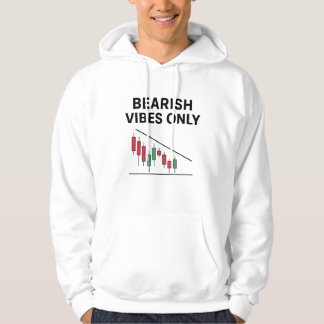 Veste À Capuche Bearish Vibes Only Trader Hoodie | Chart Pattern