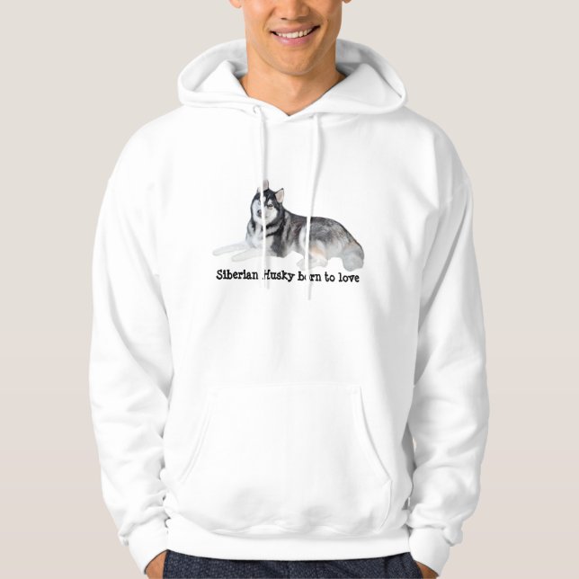 Veste À Capuche Beau sweatshirt à capuchon unisexe de chien de (Devant)