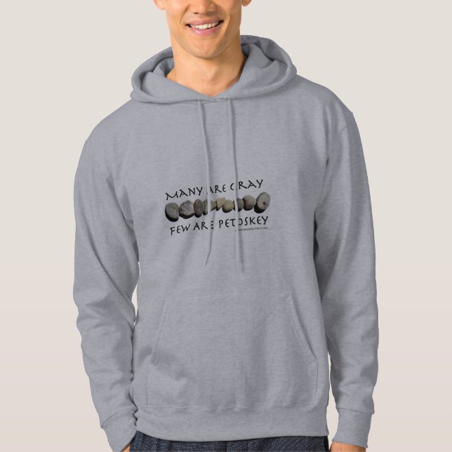 Veste À Capuche Beaucoup sont gris peu sont sweatshirt à capuchon (Devant)