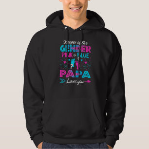 Veste À Capuche Bébé Genre Révéler Douche Rose Ou Bleu Papa aime