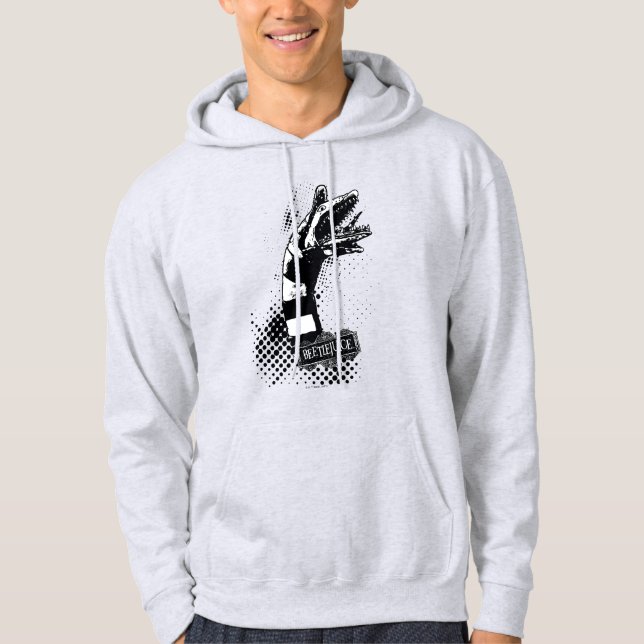 Veste À Capuche Beetlejus | Illustration du ver de sable (Devant)