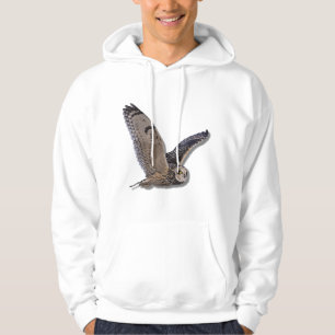 Veste À Capuche Belle Chouette Raptor Vol Oiseau de Proie Ornithol