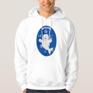 Veste À Capuche Béluga mignon bulles dessin de dessin animé