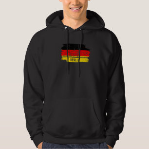 Veste À Capuche Berlin Allemagne Drapeau Deutsche Flagge Deutschla