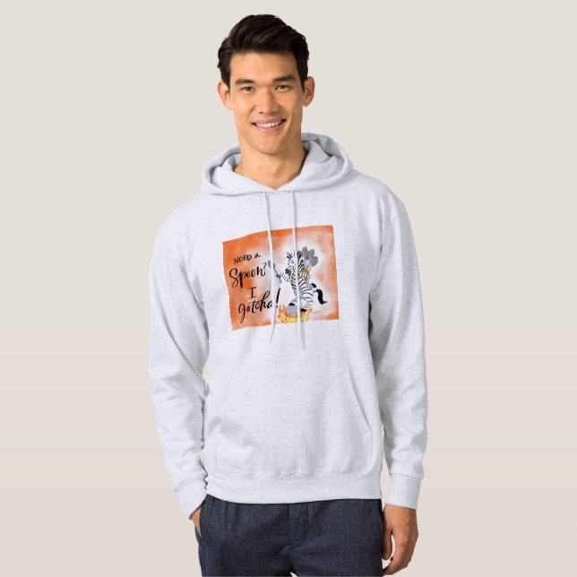 Veste À Capuche Besoin D'Une Cuillère ? J'Ai Pris Des Chemises/Tou (Devant entier)
