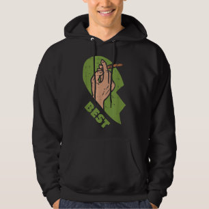 Veste À Capuche Best Bued Weed Matching Couple Joint Stoner Frien