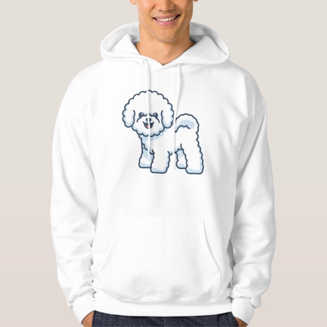 Veste À Capuche Bichon Frise (Devant)