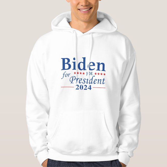 Veste À Capuche Biden Pour Président 2024 (Devant)