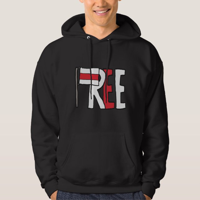 Veste À Capuche Biélorussie libre (Devant)