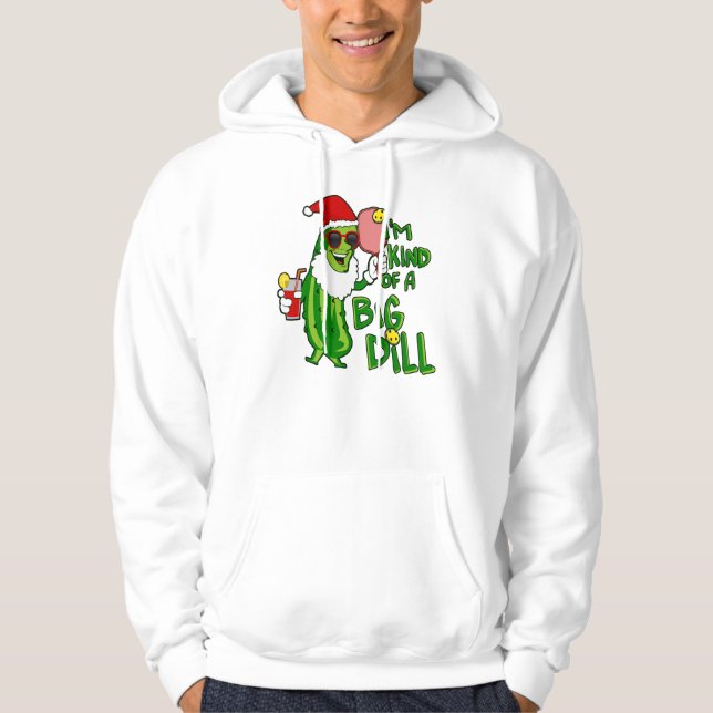 Veste À Capuche Big Dill Pickball Père Noël (Devant)