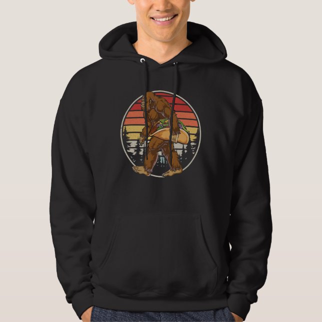 Veste À Capuche Bigfoot portant des hommes Taco (Devant)