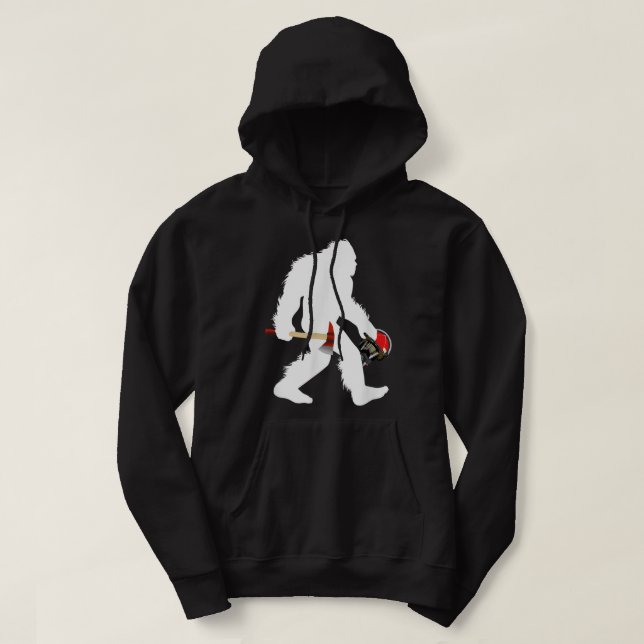 Veste À Capuche Bigfoot Wildland Firefighter Woodland Sasquatch Fi (Design devant)