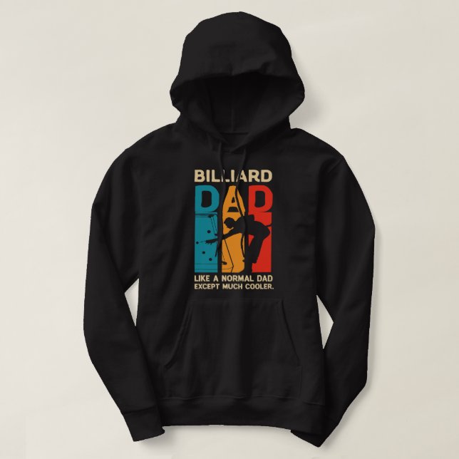 Veste À Capuche Billard ou Billard Handle Balls avec soin Amusant (Design devant)