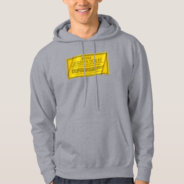 Veste À Capuche Billet d'or Willy Wonka (Devant)