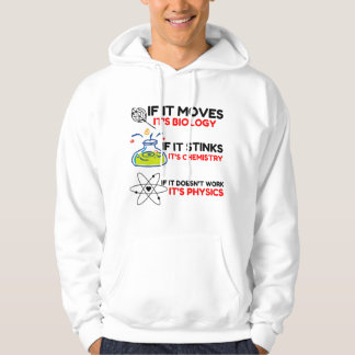 VESTE À CAPUCHE BIOLOGIE SCIENTIFIQUE CHIMIE PHYSIQUE