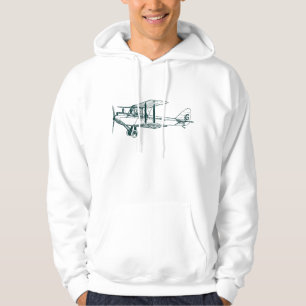 Veste À Capuche Biplane vintage - Vert foncé