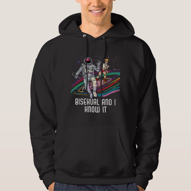 Veste À Capuche Bisexual And I Know It Rainbow Pride Bisexuality L (Devant)