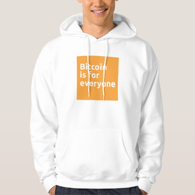 Veste À Capuche Bitcoin est pour tout le monde (Devant)