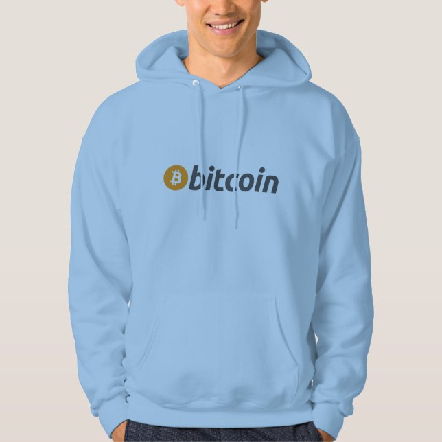 Veste À Capuche Bitcoin logo écriture Kapu (Devant)
