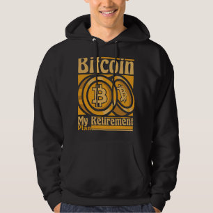 Veste À Capuche Bitcoin Mon plan de retraite Blockchains Crypto Bi