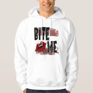 Veste À Capuche Bite me - Citation Cool - Halloween - Bat