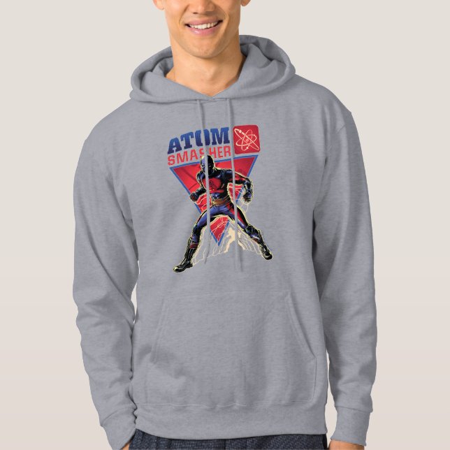 Veste À Capuche Black Adam | Graphique de caractères de masher Ato (Devant)