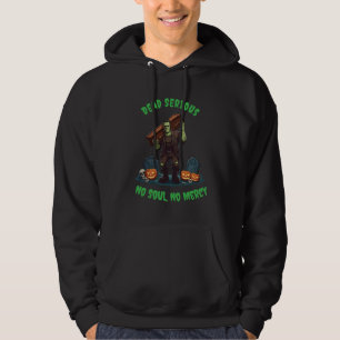 Veste À Capuche 🖤 Black Frankenstein Halloween Sweatshirt 💀 🎃 U